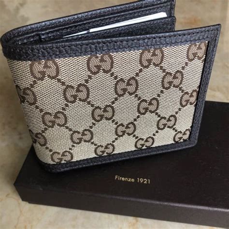 gucci mens wallet grey|Gucci men's wallet outlet.